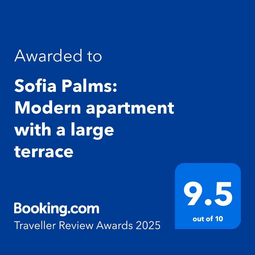 Sofia Palms: Modern Apartment With A Large Terrace
